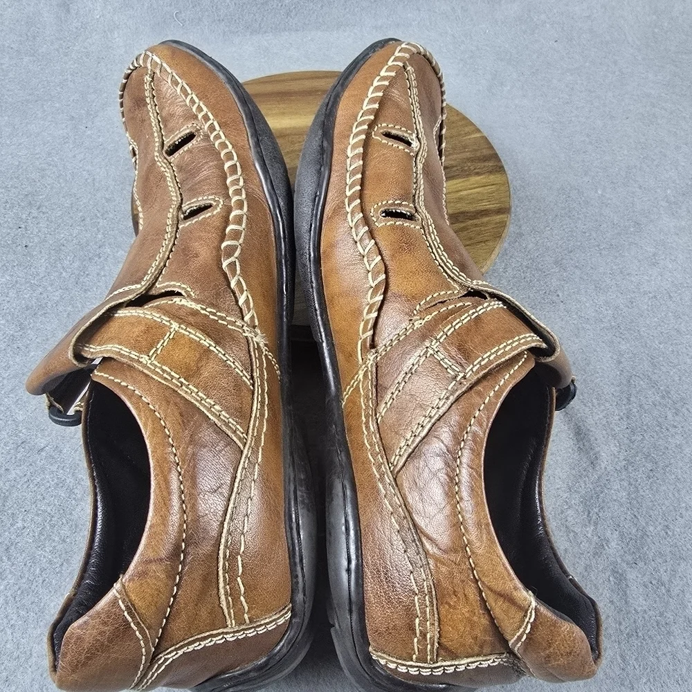 Buckaroo men's cameron tan leather sandals size 42 ,shoes**SALE**